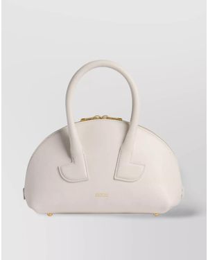 Patou Leather Shoulder Bag - Natural