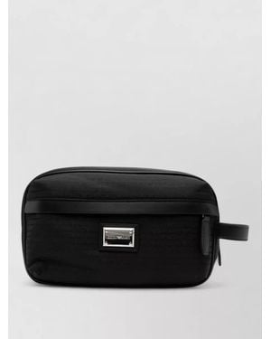 Emporio Armani Logo Belt Bag Beauty Case Side Handle - Black