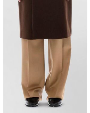 Lardini Long Tailored Double Breasted Coat Silhouette - Brown