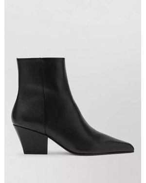 Paris Texas Leather Knee-High Boots - Black