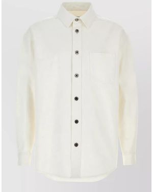 Loewe Cotton Overshirt - White