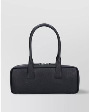 STAUD Na Leather Shoulder Bag - Black