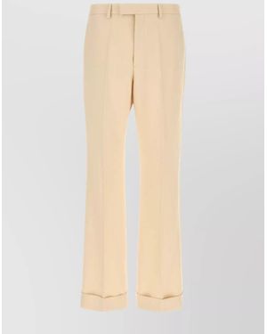 Valentino Garavani Virgin Wool Tailored Trousers - Natural