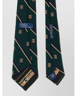 Polo Ralph Lauren Silk Striped Tie - Green