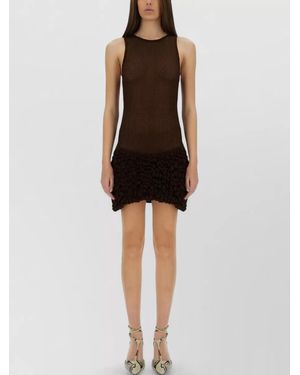 Selia Richwood Mini Dress Poncik Round Neckline - Black
