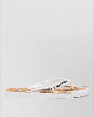 Versace Jeans Couture Pvc Thong Sandals - Multicolour