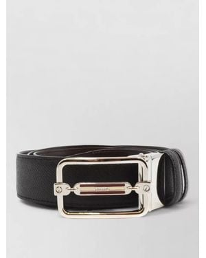 Bally Textured Belts Adjustable Length Design - Black