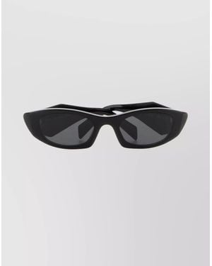 Prada Angular Cat Eye Sunglasses With Dark Lenses - Multicolor