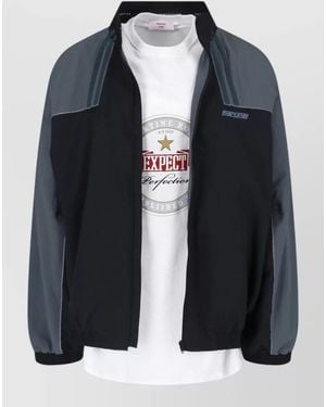 Martine Rose Casual Block Design Coat Elastic Cuffs - Black