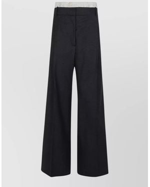 Rohe Virgin Wool Tailored Pants - Blue
