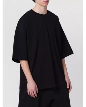 Entire studios Boxy Oversized T Shirt Short Sleeves Crewneck - Black