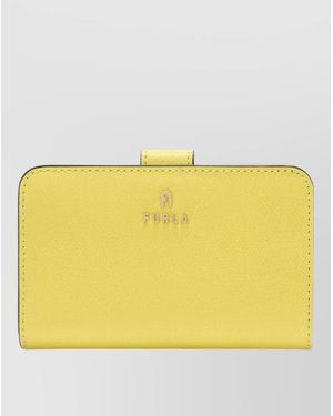 Furla Camilia Medium Wallet Snap And Zip - Yellow