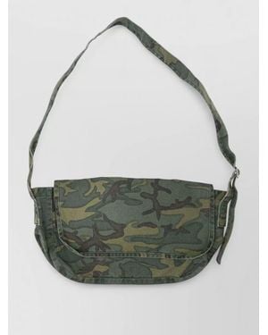 Needles Cotton Reversible Shoulder Bag - Gray