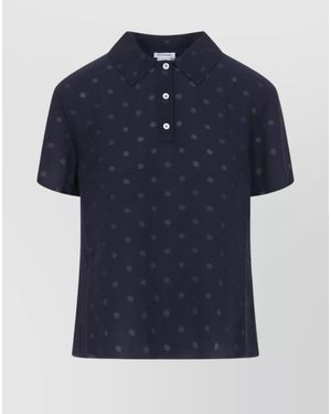 Acne Studios Polka Dot Print Blouse - Blue