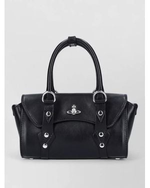 Vivienne Westwood Mini Top Handle Bag Detachable Strap - Black