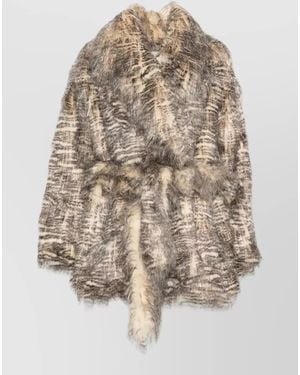 Entire studios Faux Fur Coat - Natural