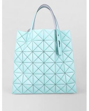 Issey Miyake Miniature Geometric Tote Bag Neoba Handles - Blue
