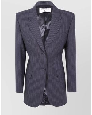 Filippa K Pinstripe Blazer - Blue