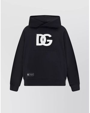Dolce and gabbana black hoodie hotsell