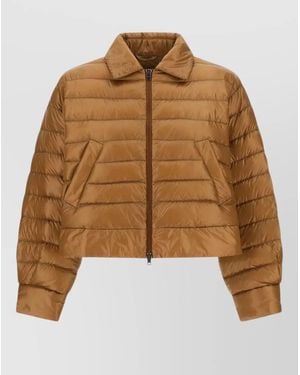 Herno Ultralight Nylon Down Jacket High Shine - Brown