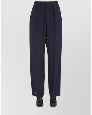 Vivienne Westwood Silk Wide-Leg Trousers - Blue