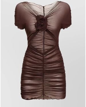 Philosophy Mini Dress - Brown
