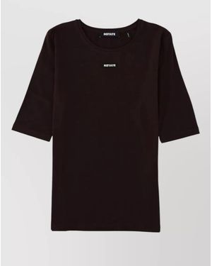 ROTATE BIRGER CHRISTENSEN Slim Fit T-Shirt - Black