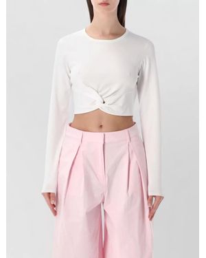 THE GARMENT Viscose Knotted Long-Sleeve Top - Pink