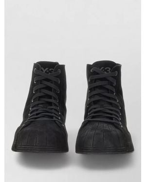 Y-3 Nizzastar High Top Boots Rubber Sole - Black