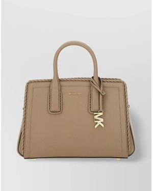Michael Kors Cross-Body Bags & Satchels With Detachable Strap - Natural