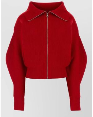 Givenchy Cashmere Wool Cardigan - Red