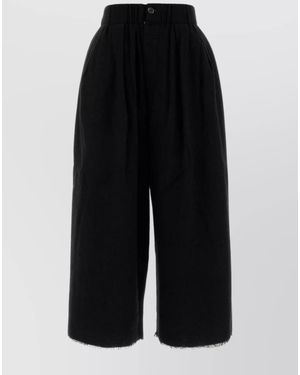 Uma Wang Wide-Leg Trousers - Black