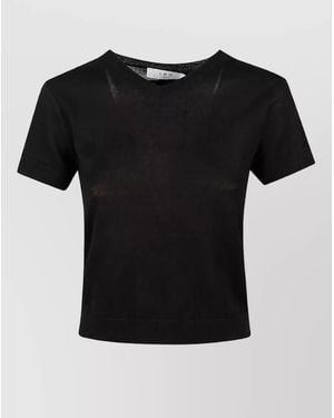 IRO Fine-Knit Knitted Top - Black