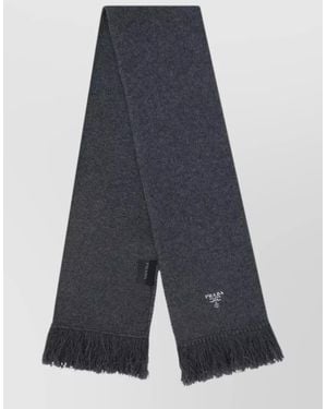 Prada Cashmere Scarf - Blue