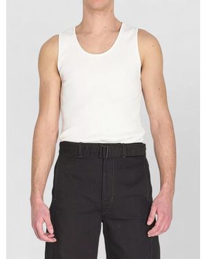 Lemaire Ribbed Tank Top - Blue