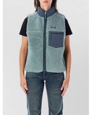 Patagonia Fleece Relaxed-Fit Vest - Blue