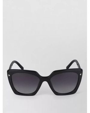 Prada Sunglasses Cat Eye Bold Frame 0Pr 23Zs - Black