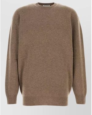 Jil Sander Cashmere Wool Oversized Sweater - Brown