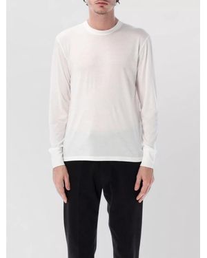 Tom Ford Regular-Fit Long-Sleeve Crew-Neck T-Shirt - White