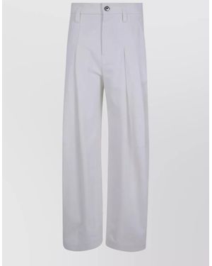 Brunello Cucinelli Wide-Leg Pants - White