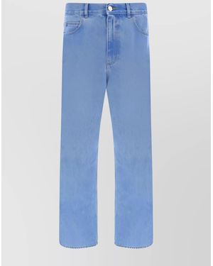 Marni Denim Straight-Leg Jeans - Blue