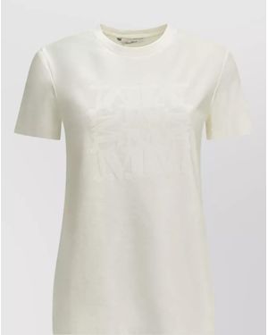 Max Mara Logo-Print T-Shirt - White