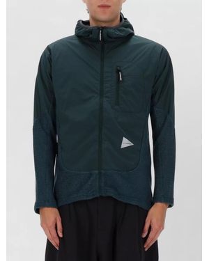and wander Quilted Padded Jacket - Blue
