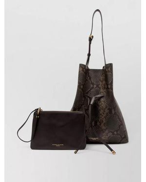 Gianni Chiarini Sienna Bucket Bag - White