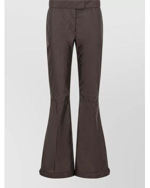 Miu Miu Technical Flared Trousers - Brown