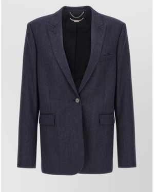 Stella McCartney Single-Breasted Blazer - Blue