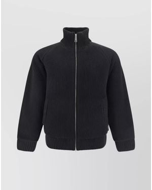 Carhartt Ribbed High Collar Jacket - Blue