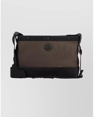 Moncler Modern Tech Crossbody Messenger Bag - Black