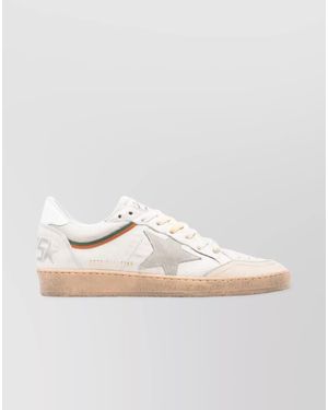 Golden Goose Low Top Trainers Star Detail - White