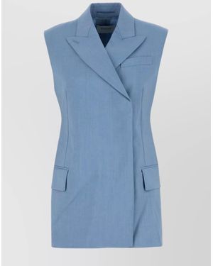 Sportmax Wool Blend Vest - Blue